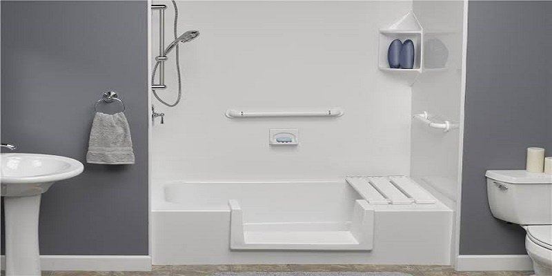 Step-Through Tub-to-Shower Conversion Kit 